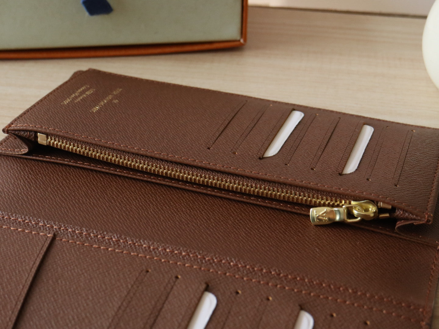 POCKET ORGANIZER WALLET 19 IN COLORFUL DAMIER EBENE CANVAS