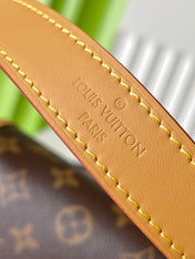 DIANE 25 IN BROWN MONOGRAM CANVAS TANNED COWHIDE