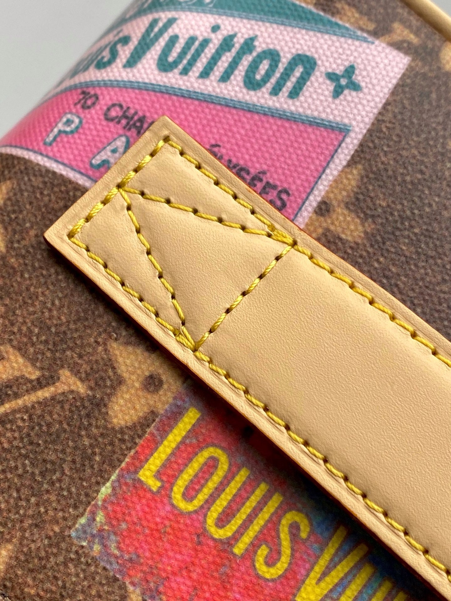 COMPARTMENTS 24 IN BROWN MONOGRAM CANVAS WITH GOLD LOCK