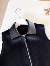 HERMES 25S SLEEVELESS VEST JACKET 476