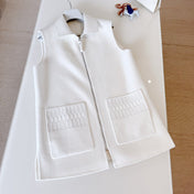 HERMES 25S SLEEVELESS VEST JACKET 477