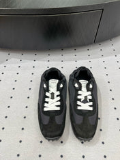 TRAIL SNEAKER IN BLACK SUEDE