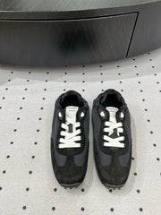 TRAIL SNEAKER IN BLACK SUEDE