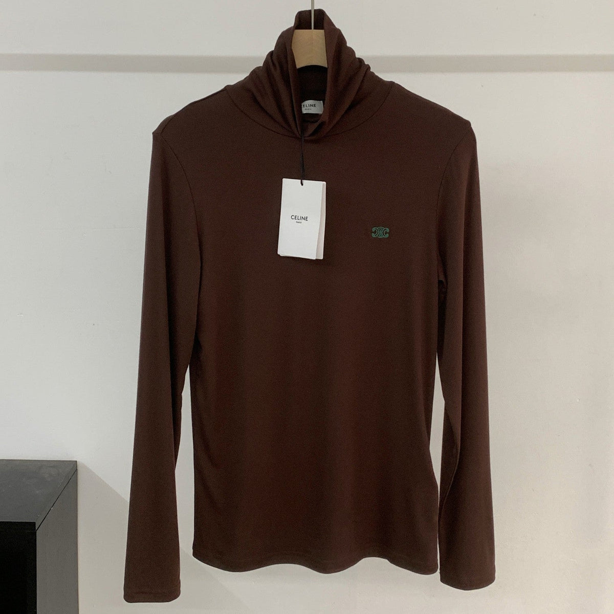 CELINE 25S EMBROIDERED LONG-SLEEVE T-SHIRT 0038