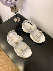 SANDAL 25S IN WHITE LAMBSKIN EMBOSED SNAKE PATTERN