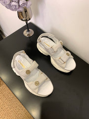 SANDAL 25S IN WHITE LAMBSKIN EMBOSED SNAKE PATTERN