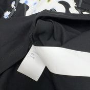 Loewe Octopus Print Embroidered Short-sleeved T-shirt Black Cotton