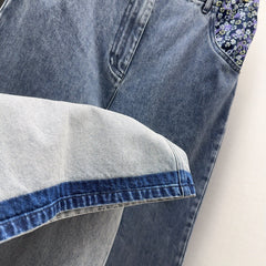 CC 25 Pants Blue Cotton