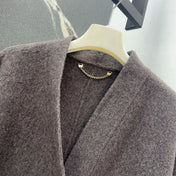 HERMES 25S REVERSIBLE LONG KNIT CARDIGAN 173