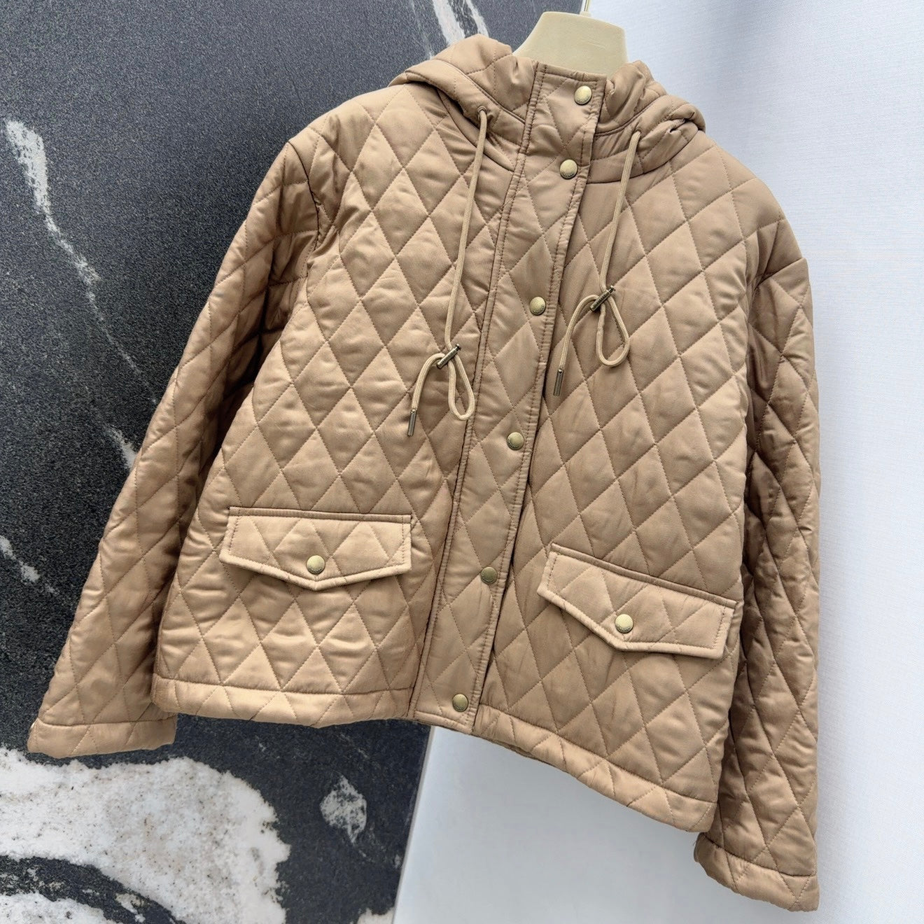 BURBERRY 25S QUILTED COTTON JACKET 0038