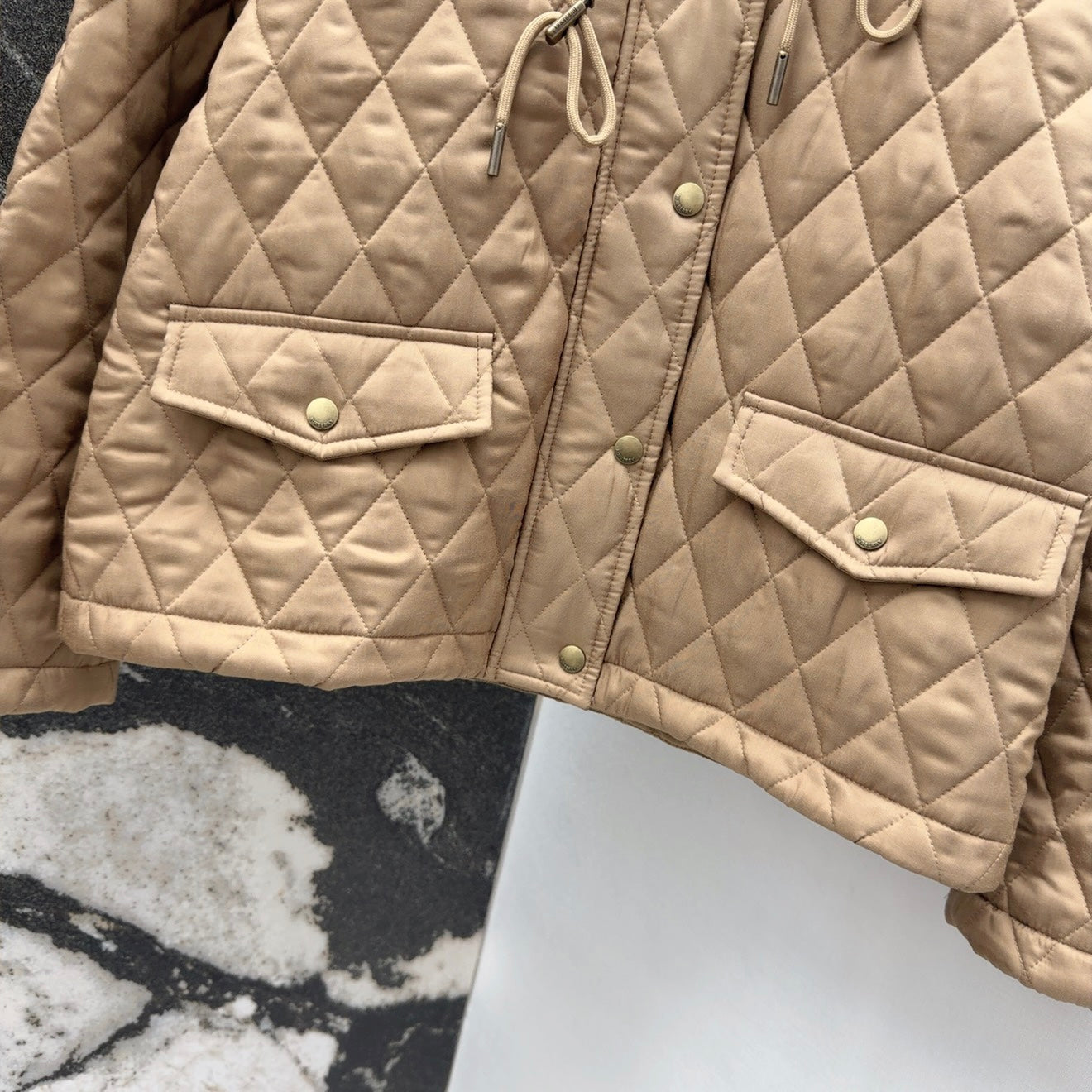 BURBERRY 25S QUILTED COTTON JACKET 0038