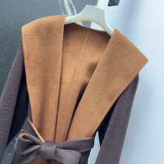 MAX MARA 25S HOODED MID-LENGTH COAT 160