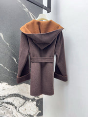 MAX MARA 25S HOODED MID-LENGTH COAT 160