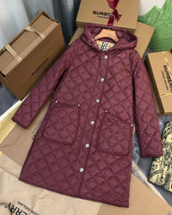 BURBERRY 25S LONG HOODED COAT 064