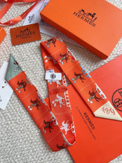 HERMES 26S SCARF 86 IN SILK 309602