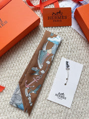 HERMES 26S SCARF 86 IN SILK 309631
