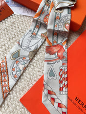 HERMES 26S SCARF 86 IN SILK 309641