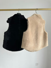 HERMES 25S PLUSH FLEECE VEST JACKET 003