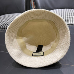 BUCKET HAT IN WHITE WOOL 389113