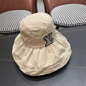 BUCKET HAT IN COSMIC LATTE BEIGE COTTON 404528