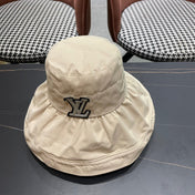 BUCKET HAT IN COSMIC LATTE BEIGE COTTON 404528