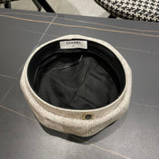 BERET HAT IN BEIGE FABRIC 420943