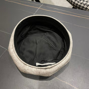 BERET HAT IN BEIGE FABRIC 420943