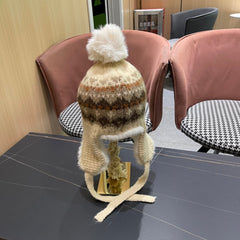 PLUSH WINTER HAT COLORFUL 431201