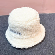 BUCKET HAT IN WHITE FLEECE 436569