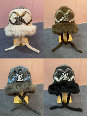 KNITTED WOOL HAT COLORFUL 436580