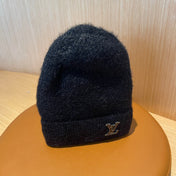 BEANIE HAT IN BLACK WOOL 803043