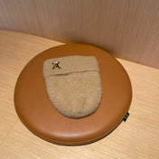 BEANIE HAT IN LIGHT BROWN WOOL 803044