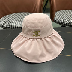 CELINE 25S BUCKET HAT 734584 IN BLUSH PINK