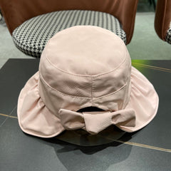 CELINE 25S BUCKET HAT 734584 IN BLUSH PINK