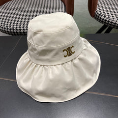 CELINE 25S BUCKET HAT 734983 IN WHITE