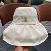 CELINE 25S BUCKET HAT 734983 IN WHITE