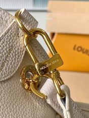 BUNDLE 28 IN WHITE ORANGE MONOGRAM EMPREINTE LEATHER GOLD HARDWARE