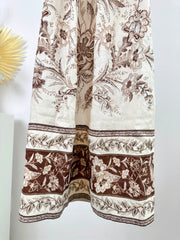JUNIE LONG SLEEVE DRESS 25S IN LINEN 266350