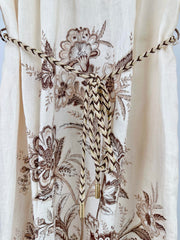 JUNIE LONG SLEEVE DRESS 25S IN LINEN 266350