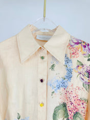 HALLIDAY TUCKED SHIRT DRESS 25S IN LINEN 266345
