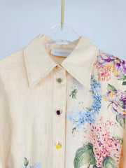 HALLIDAY TUCKED SHIRT DRESS 25S IN LINEN 266345