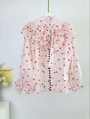 ZIMMERMANN RUFFLED CHIFFON BLOUSE 270155
