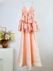 ZIMMERMANN OFF-SHOULDER LAYERED MAXI DRESS 270369