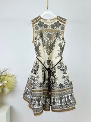 ZIMMERMANN PRINTED SLEEVELESS DRESS 270183