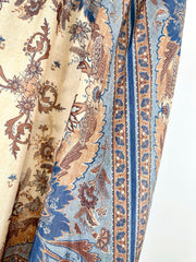 LONG SKIRT PRINTED 25S IN SPUN SILK 266326