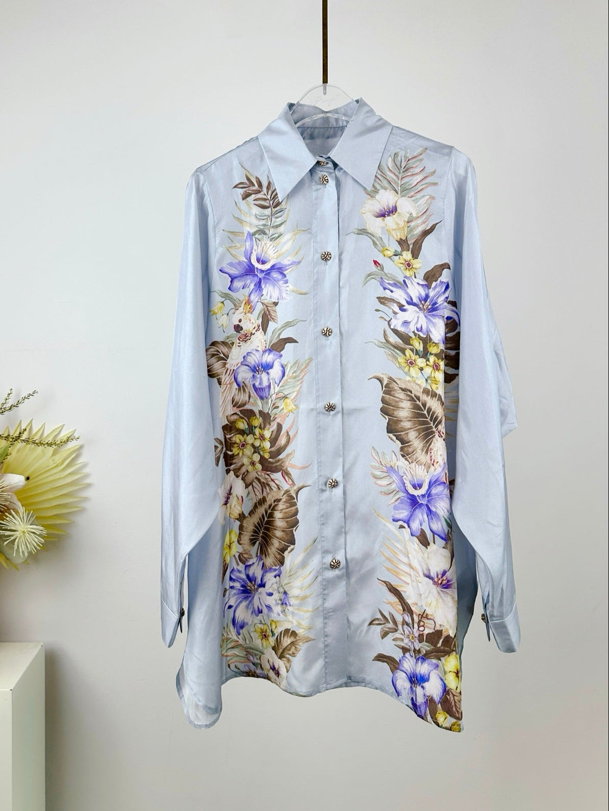 ZIMMERMANN LONG-SLEEVE CASUAL SHIRT 270126