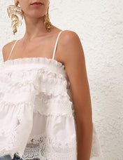 ZIMMERMANN 26S SPAGHETTI STRAP TOP STYLE 114
