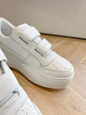 ACNE STUDIO SNEAKER IN WHITE LAMBSKIN