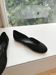 SL GEMMA BALLET FLAT BLACK FUR
