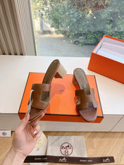 0ASIS SANDAL IN CHOCOLATE BROWN CALFSKIN